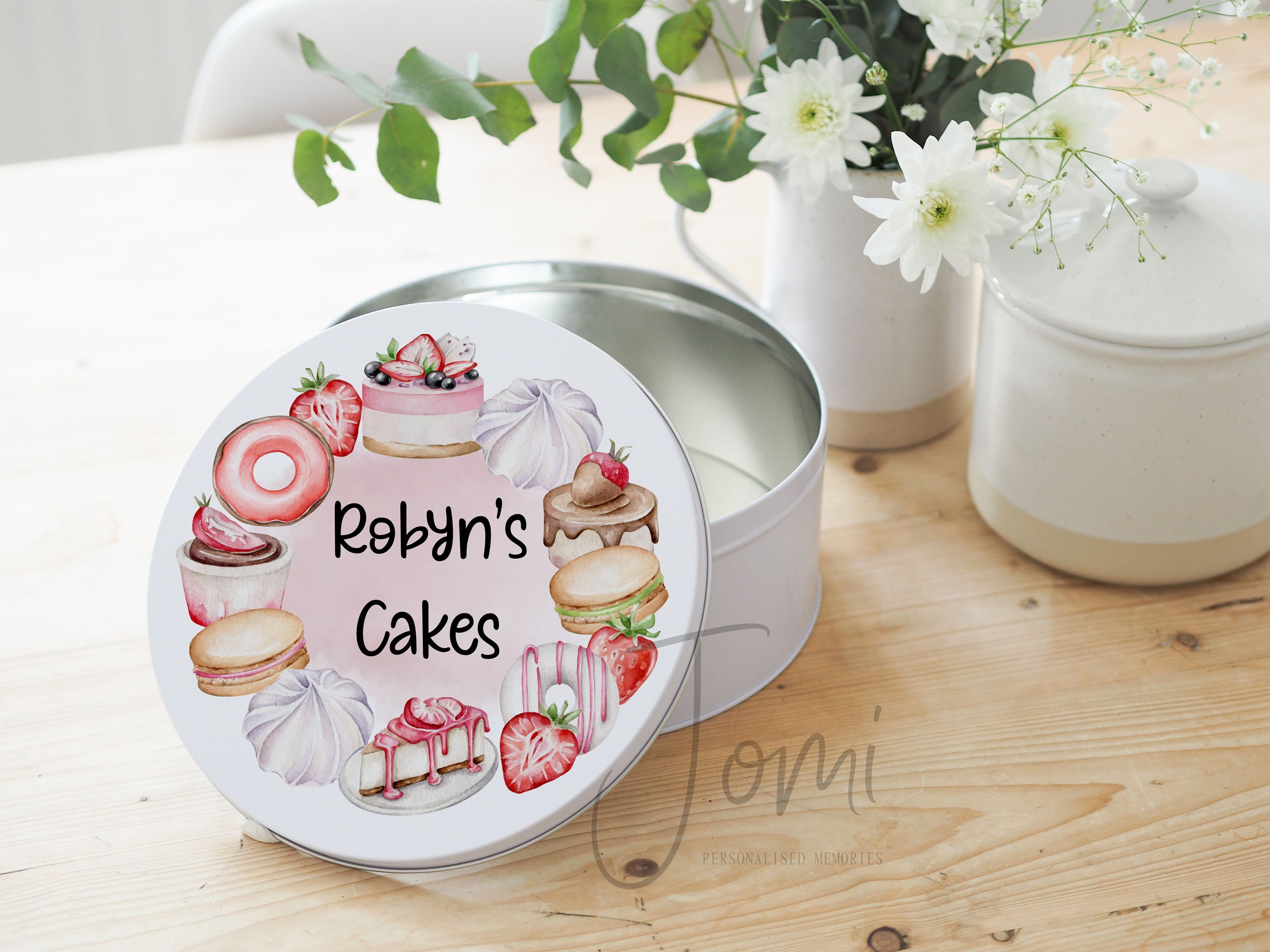 Personalised Storage Tin Personalised treat tin Personalised Etsy