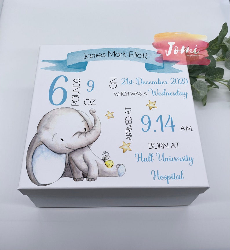 Luxury Baby Boy Keepsake Box Personalised Baby Keepsake Box Etsy