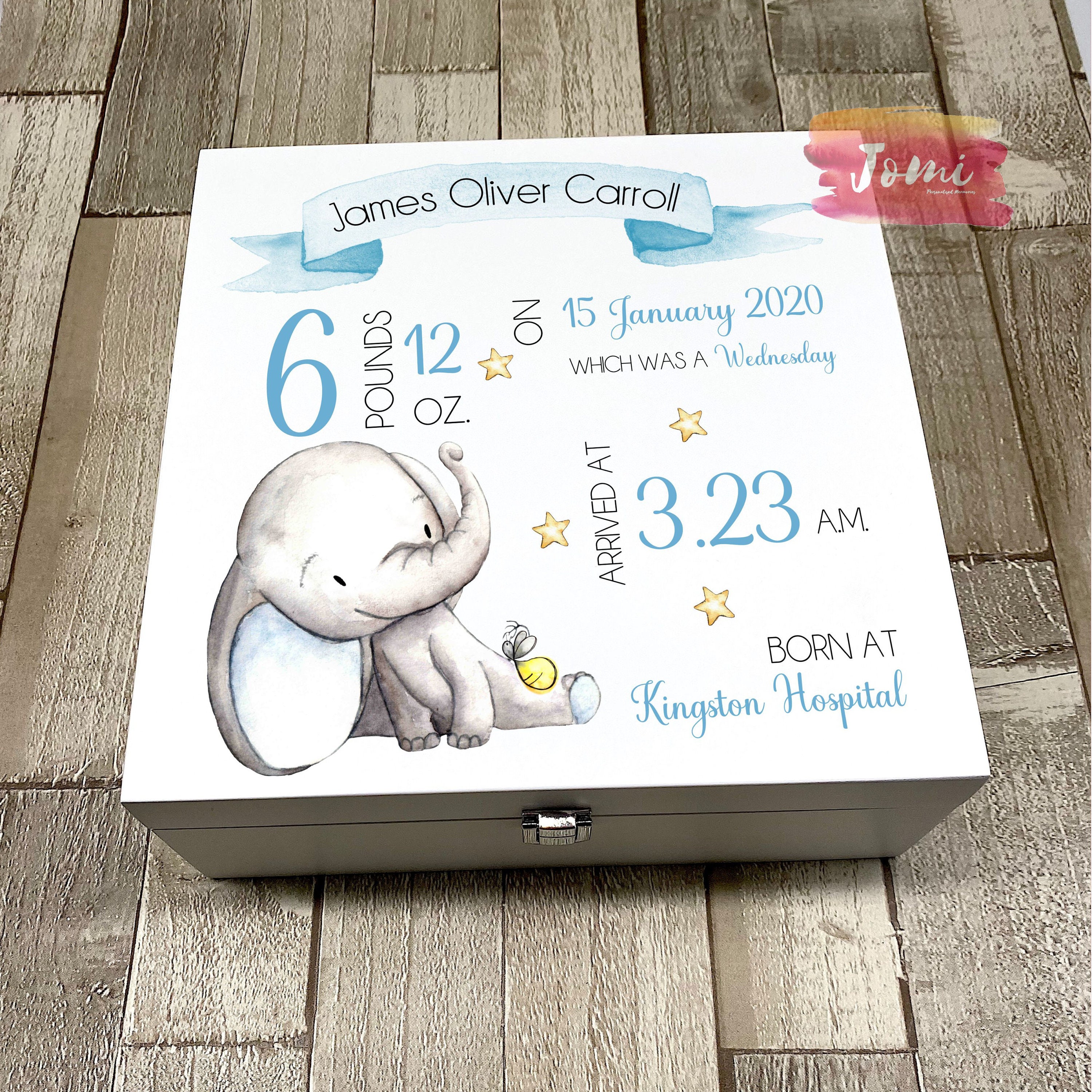 Luxury Baby Boy Keepsake Box Personalised Wood Baby Keepsake Etsy UK