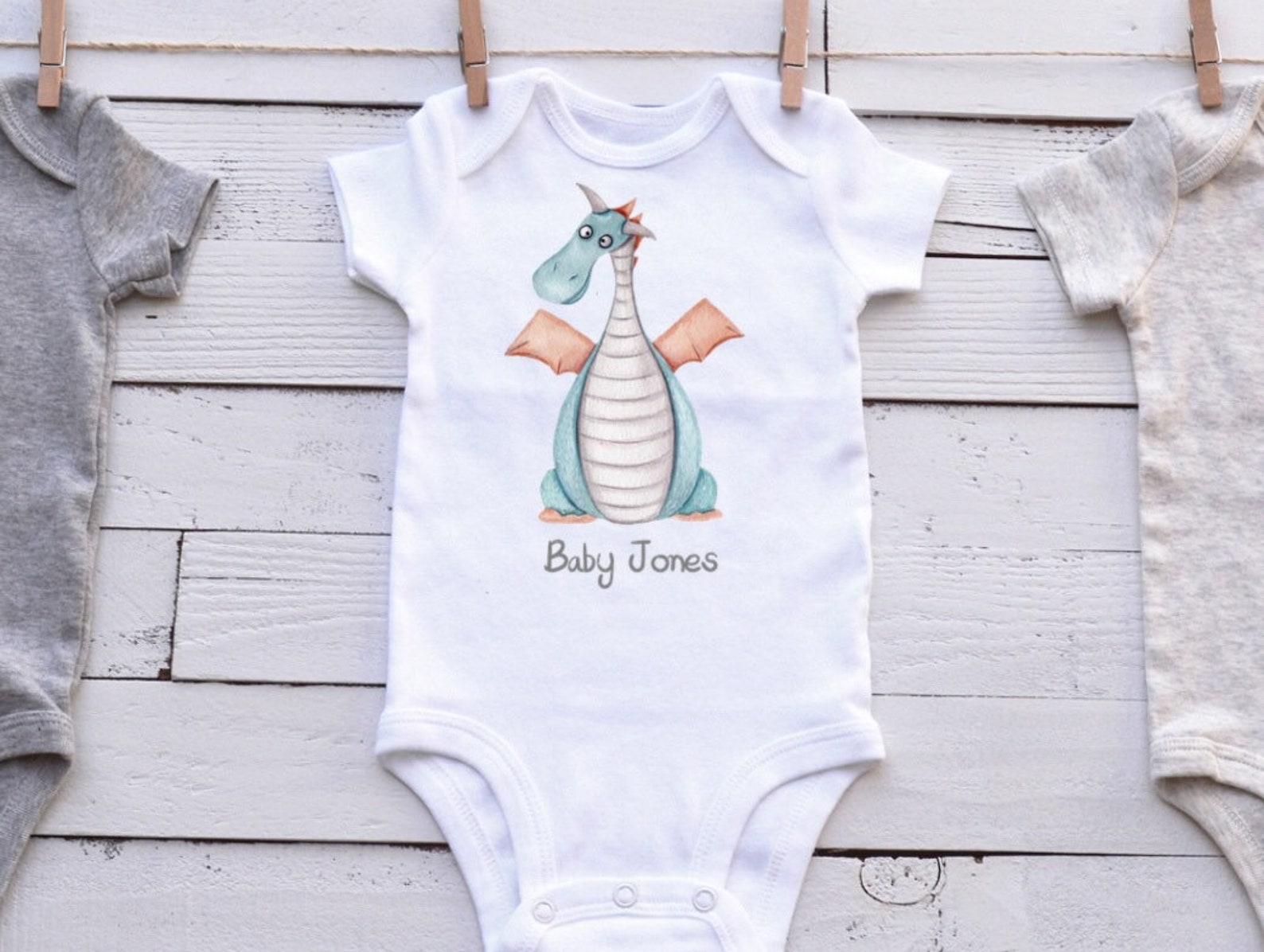 Baby vest Personalised baby vest personalised baby gift Etsy
