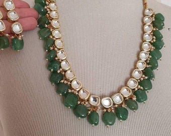 Mughal Inspired Bridal Jewelry – Kundan & Polki Necklace