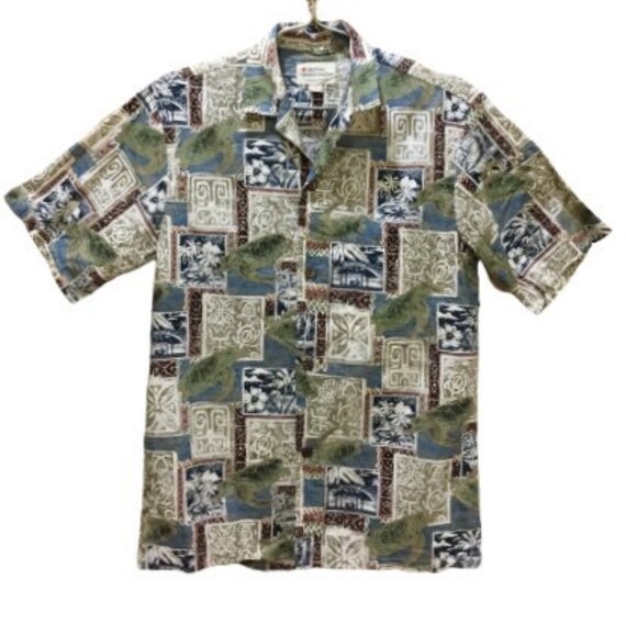 Hawaii 80s Vintage Shirt Over print Deadstock