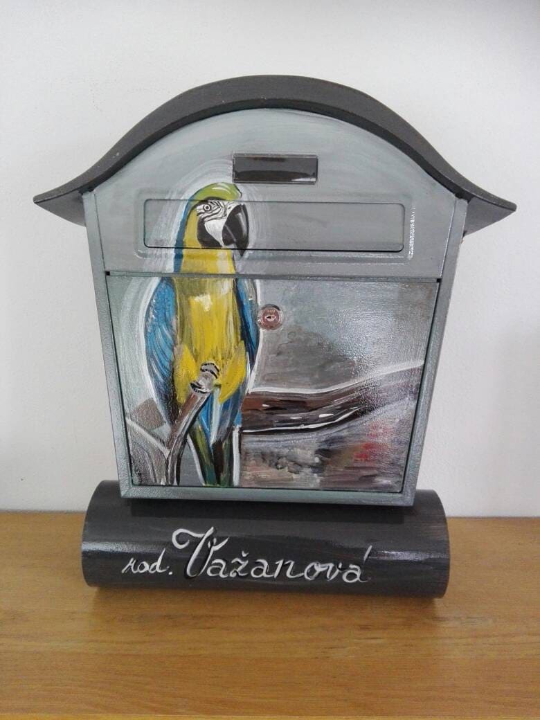 Custom Paintingara - Hand Painted Mailbox - Etsy