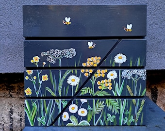 gifts, family, home gifts, cottage mailbox, art mailbox, briefkasten, boite aux lettres, custom gift, tree, four seasons