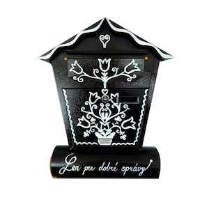 custom paintinghome gifts, cottage mailbox, gifts, Chocolate, hand painted mailbox, folk ornament, house number