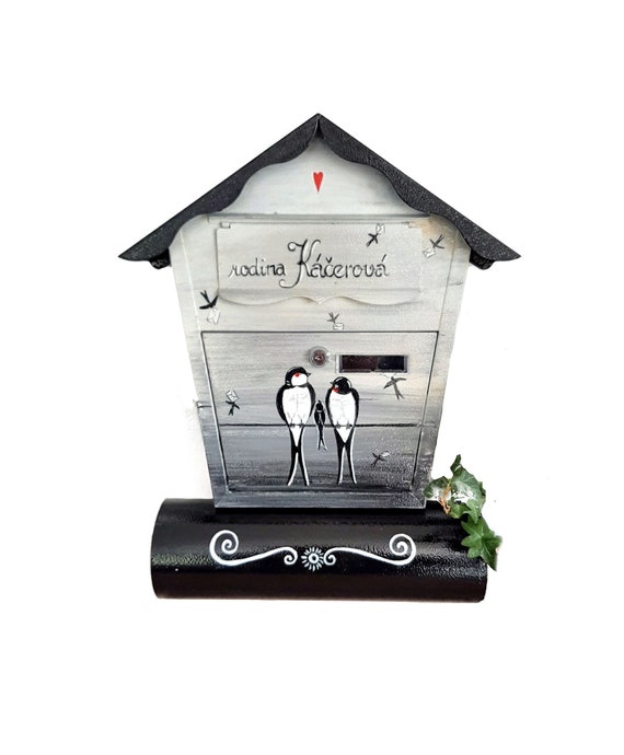 custom paintinggifts, home gifts, cottage mailbox, cadeaux original, Painted mailbox, home decor, custom painted mailbox, hand painted,