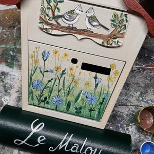 custom paintingHand painted mailbox