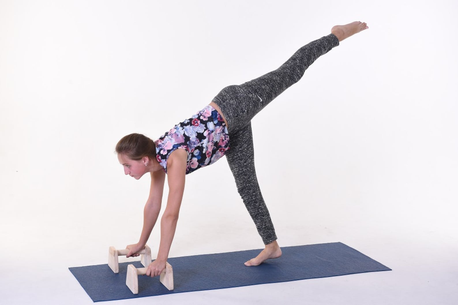 Eco Handstands Bar Gymnastics Press Wood Parallettes Push up Bars Yoga