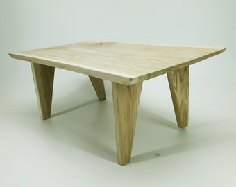 Slab Tea Table Sustainable Wood - Meditation Altar - Japanese Coffee Table - Meditation Prayer Puja Table - Buddhist Shrine