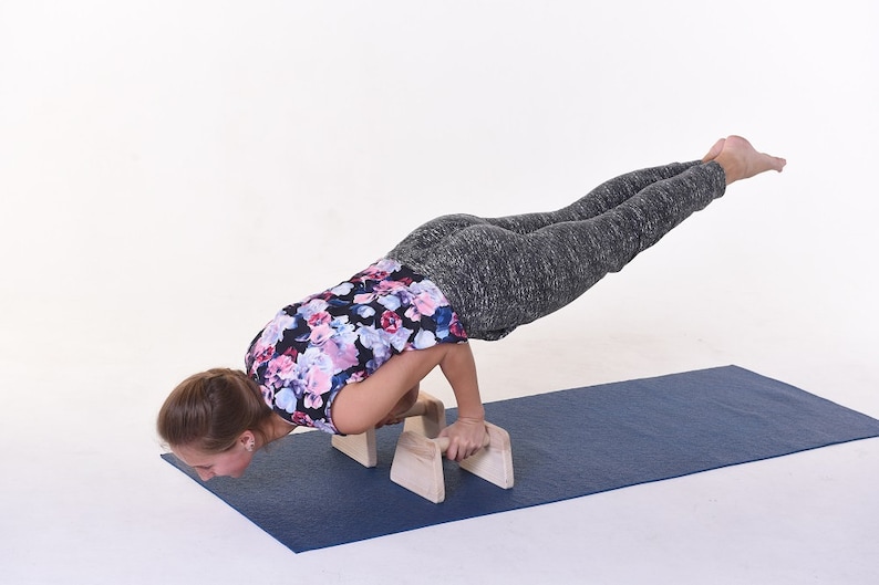 Handstands Bar Gymnastics Press Wood Parallettes Push up Bars Etsy