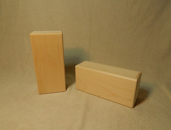 wooden yoga blocks