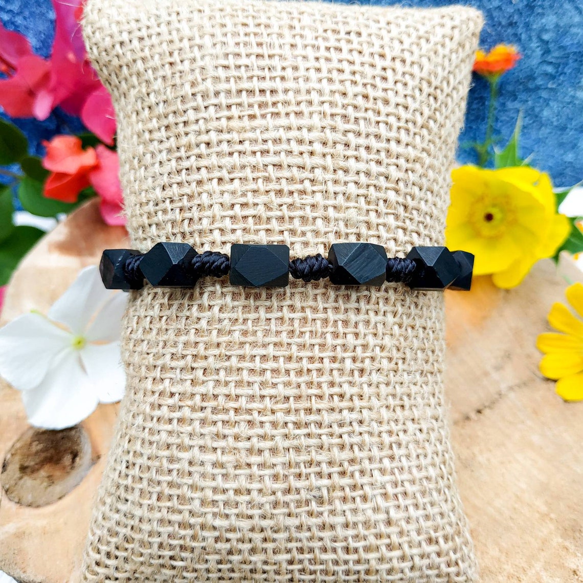 Azabache Bracelet Rosary bracelet for women Rosary Etsy