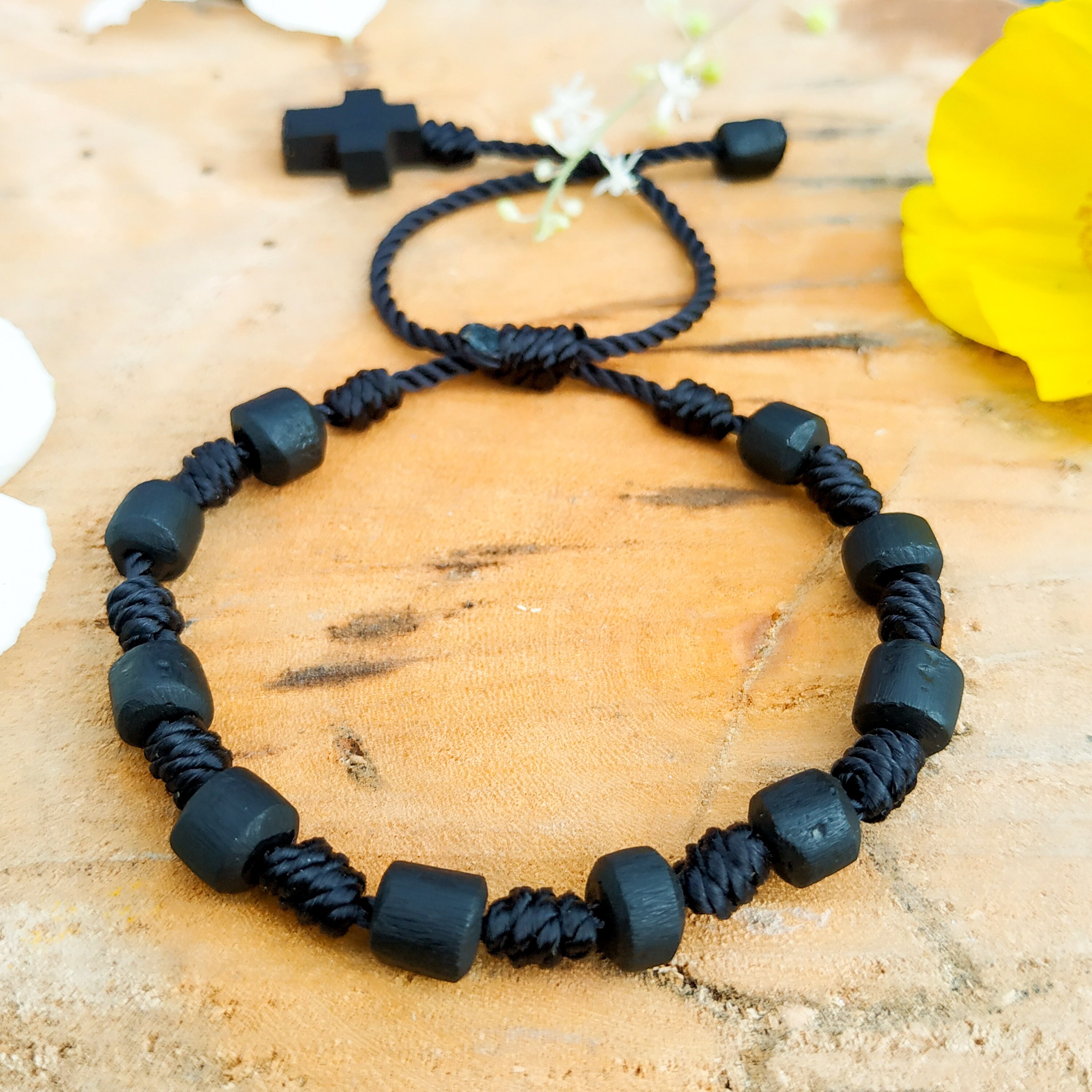 Azabache Bracelet Black Jet wristband Wiccan Jewelry Etsy