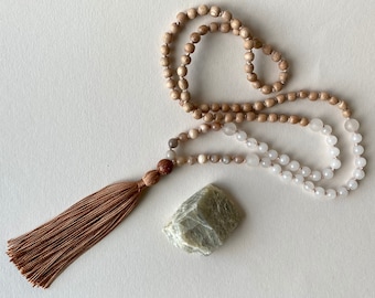 108+GURU MALA Necklace "Happiness Within Me"