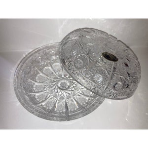 Bohemia Checa Crystal Clear Round Box Stars Trinket Jewelry
