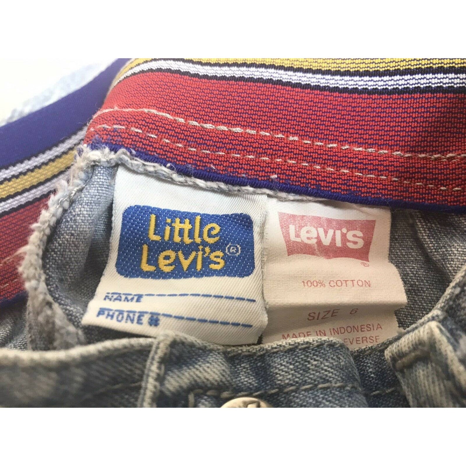 Vintage 80s Little Levis Size 6 Kids Denim Jeans Pants | Etsy