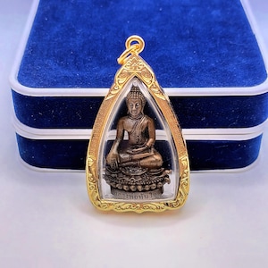 Buddhist Amulet LP Tanjai Figurine Fast Success Talisman Rich Lucky Amulet Pendant