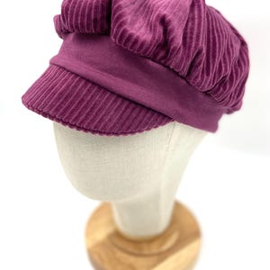 Michel Beanie Balloon Cap Cord Berry Sun Protection
