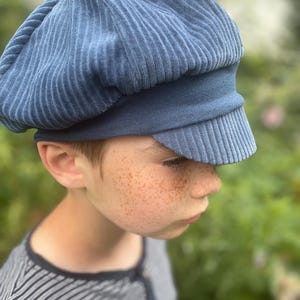 Michel Beanie Balloon Cap Cord Blue Sun Protection