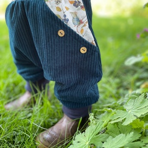 Bio BreitCordNicky Meeresblau Herbst Mäuse Pumphose Mitwachshose Bild 2