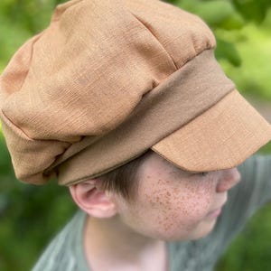 Michel hat balloon cap linen sand sun protection