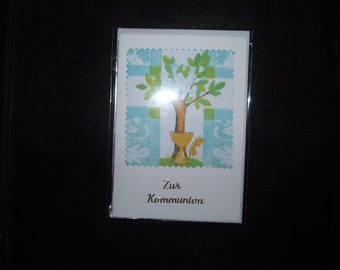 Glückwunschkarte zur Kommunion