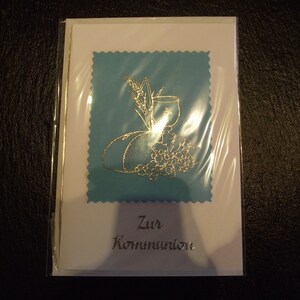 Glückwunschkarte zur Kommunion