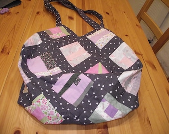 Patchwork Tasche, Shopping Bag, Einkaufstasche