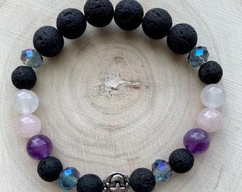 Reiki Charged "Diffuse the Stress Away Day" Diffuser Bracelet