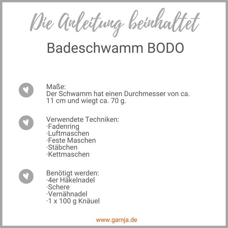 Häkelanleitung Badeschwamm BODO inkl. Schlaufe Bild 4