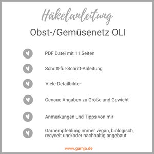 PDF Anleitung Obst/Gemüsenetz häkeln in 4 Größen Bild 2