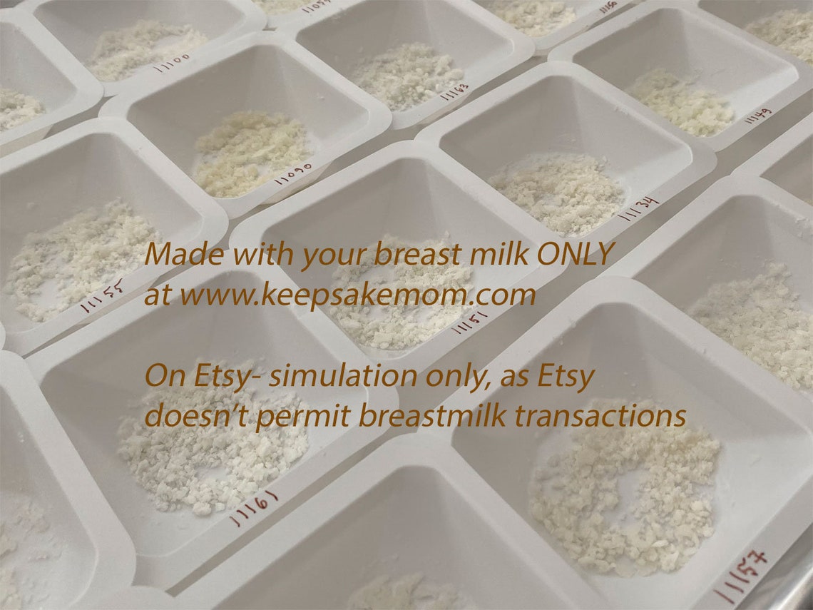 Breastmilk Jewelry Disc Necklace Round Cup With Breastmilk Etsy