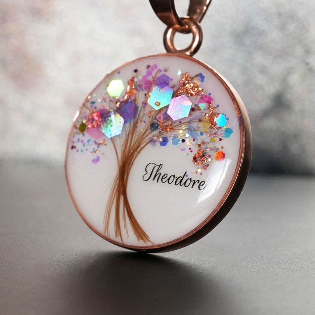 Breastmilk Jewelry Tree Of Life Mom Necklace Hair Keepsake Jewelry