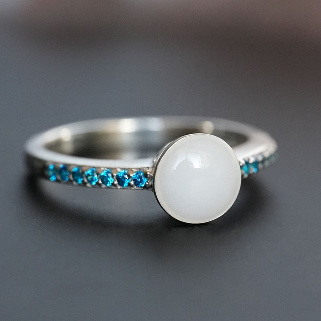 Breastmilk Ring Sterling Silver Breastmilk Jewelry Breastmilk Rings Round Stone Keepsakemom - Etsy