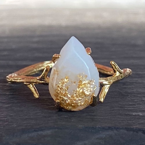 Breastmilk Ring Gold Breast Milk Drop Ring Breastmilk Jewelry Etsy