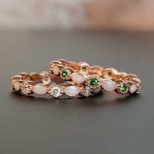 Keepsake Breastmilk Ring | Stackable Thin Band in Rose, Yellow Gold or Sterling Silver 925 | KeepsakeMom