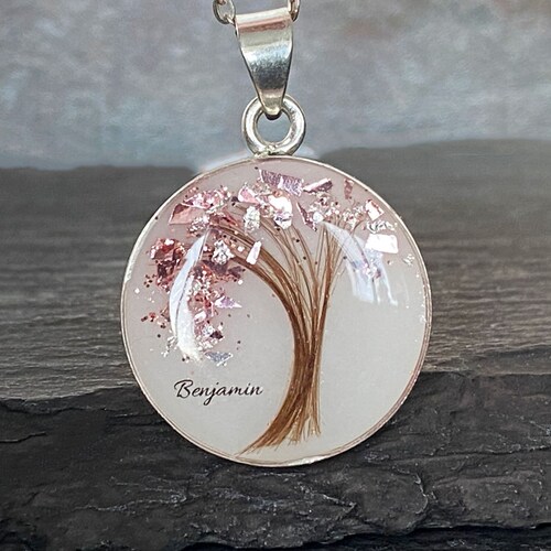 Breastmilk Jewelry tree of Life Disc Necklace Etsy Australia