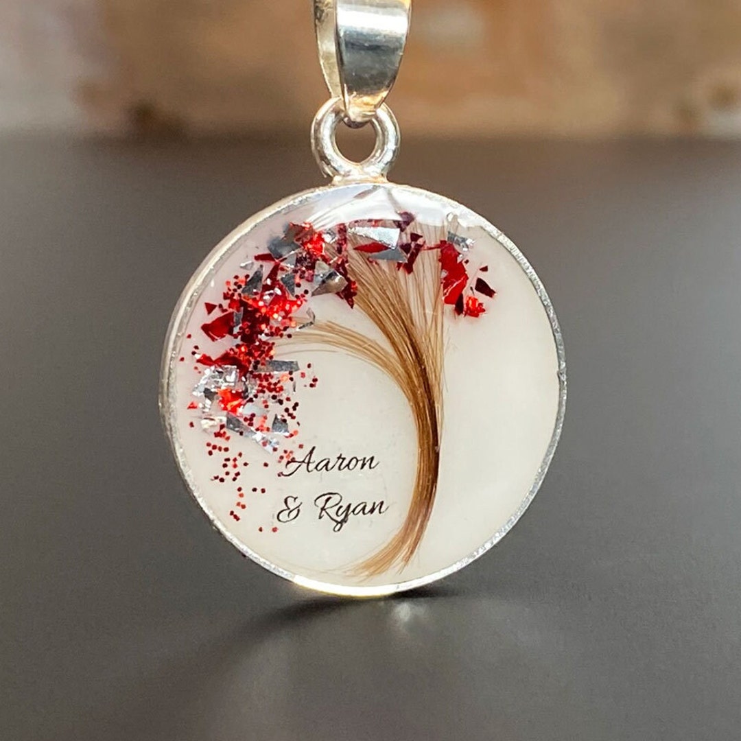 Breastmilk Jewelry tree of Life Disc Necklace Pendant With Baby