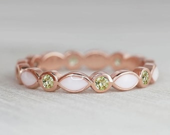 Breast milk jewelry ring, fine band with gems and crystals of birth month color. Breastmilk sterling silver stacker ring. Mother's Day Gift.