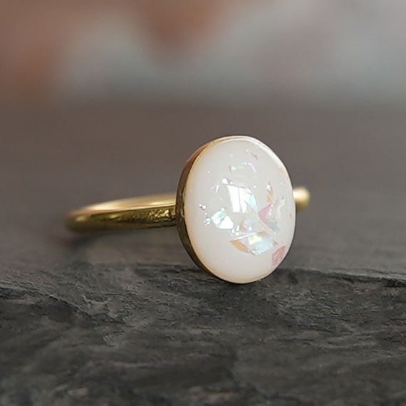 Oval breast milk on sale ring