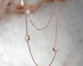 Three disc necklace Handmade item.