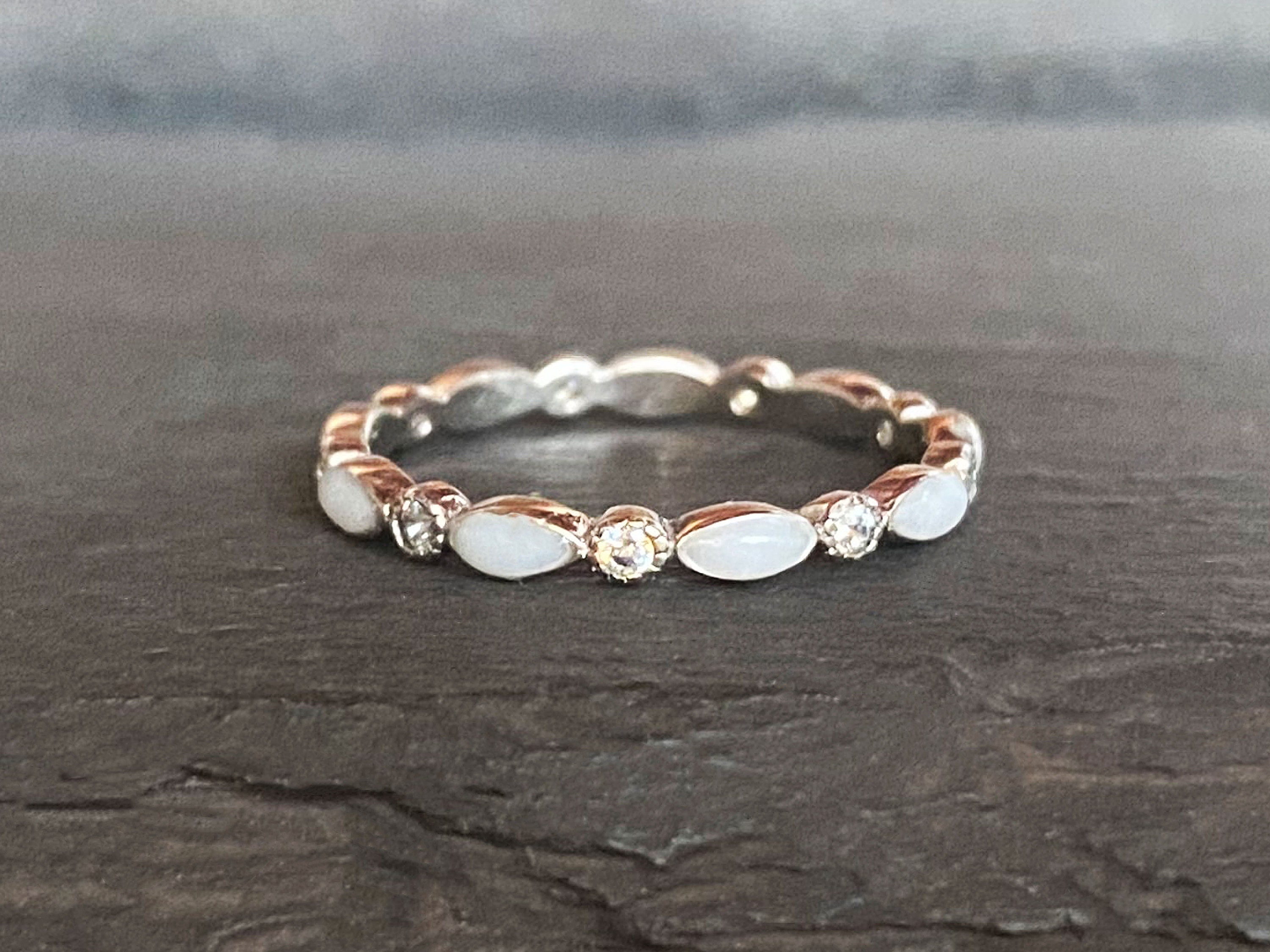 Stackable Breast Milk Ring Breastmilk Jewelry Ring Rose Etsy