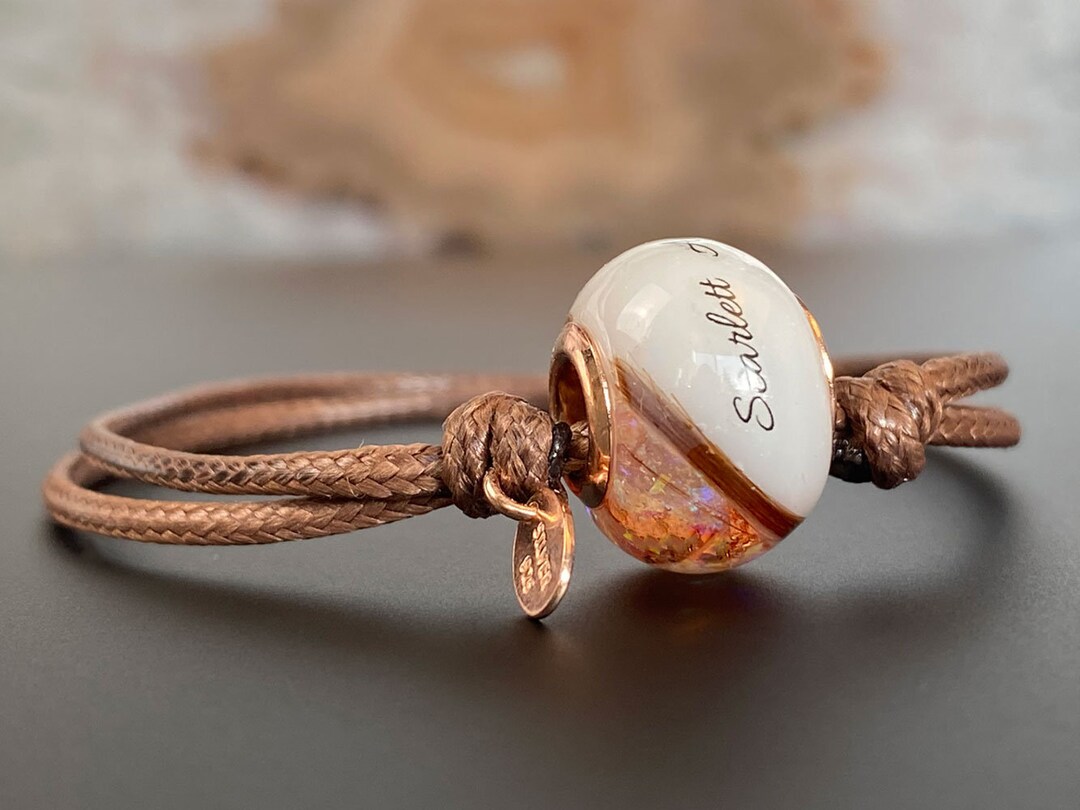 Breastmilk Jewelry Gold or Silver Bead Bracelet With Etsy