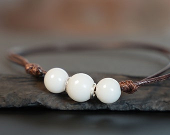 Breastmilk Three Beads Bracelet Celebrating Three Children, Locks