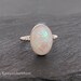 Breastmilk Jewelry Breastmilk ring Breastmilk opal sterling silver 925 oval ring Rope style band Christmas gift for mom 