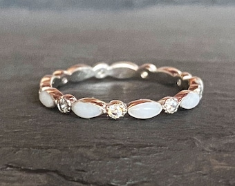 Stackable Breast milk ring Handmade Jewelry Ring Rose, yellow gold or sterling silver 925. Keepsake thin band ring. KeepsakeMom. Stackable