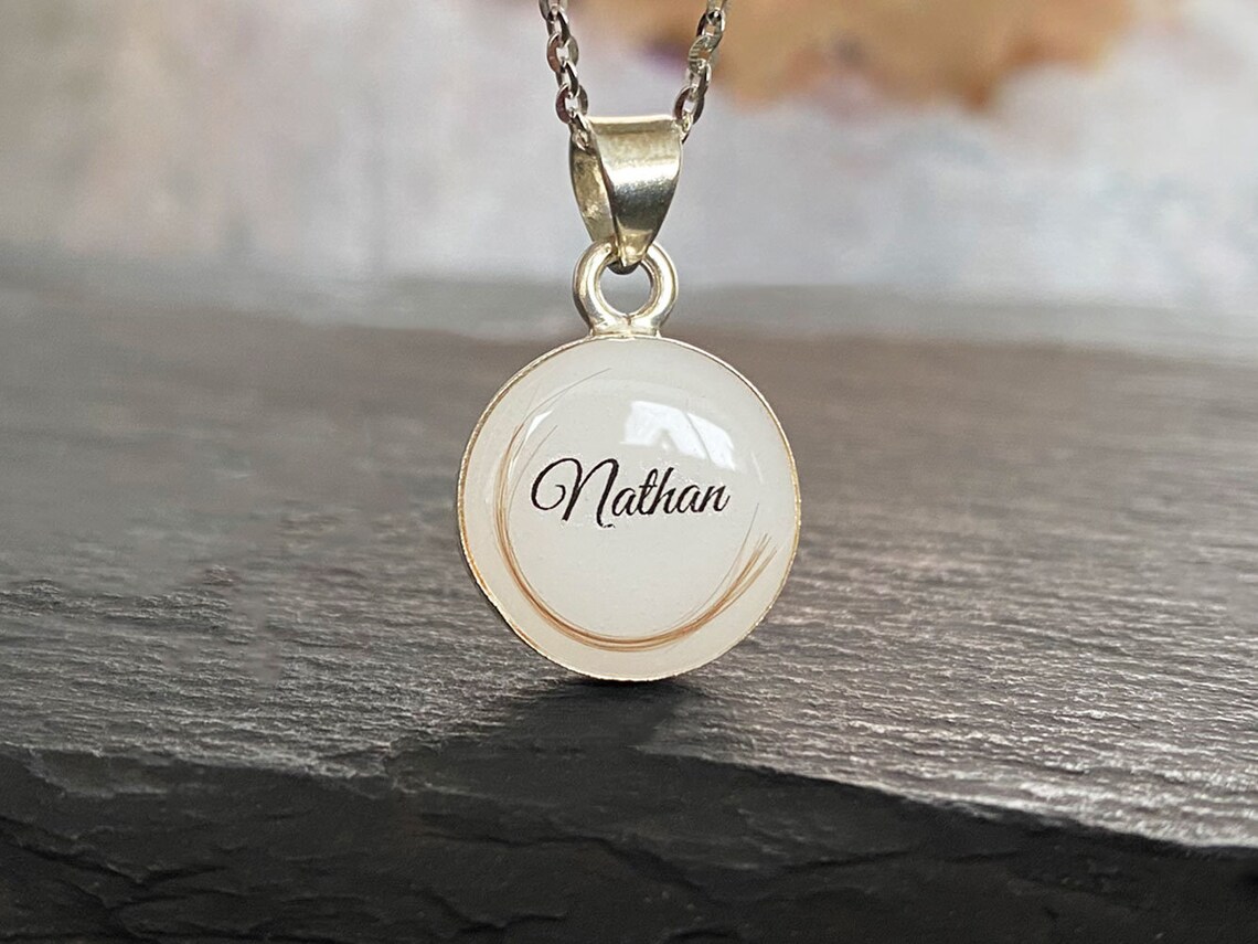 Breastmilk Jewelry Disc Necklace Round Cup With Breastmilk Etsy