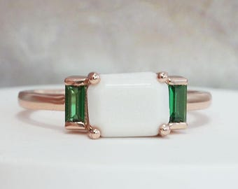 Breastmilk 14 real gold Jewelry Keepsake Ring with Custom Crystals & Faceted Diamond Breastmilk Stone | KeepsakeMom