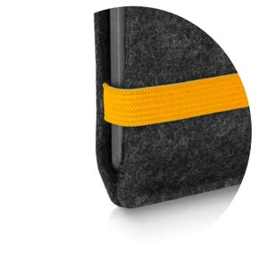 Hülle passend für MacBook Pro 13" | Pro 14" | Pro 16" aus Wollfilz || maßgeschneiderte Notebook Tasche LEON Bild 5