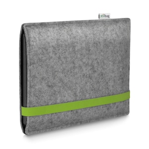 Housse pour Kobo Libra Color en feutre de laine / Sac pour liseuse fait main modèle "LEON"